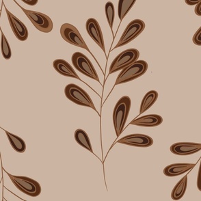 Stylized leaves