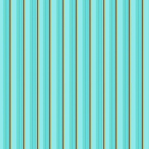 Stripes with Turquoise