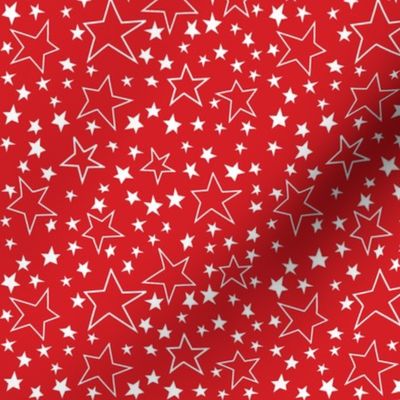 Voting Stars Over Red