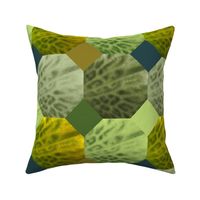 Azalea Octagon in Faux Moss - Medium Scale