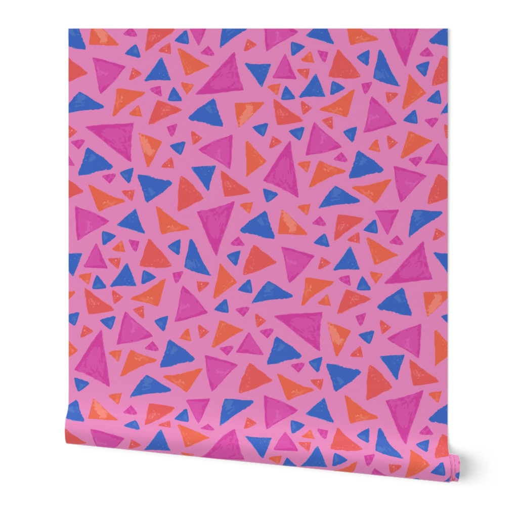 Triangles - Persian Pink