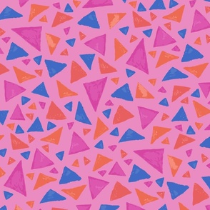 Triangles - Persian Pink