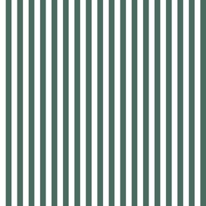 36 Pine Green- Vertical Stripes- Half Inch- Awning Stripes- Cabana Stripes- Petal Solids Coordinate- Muted Green- Dark Green- Christmas Stripes- Small