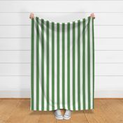 38 Kelly Green- Vertical Stripes- 2 Inches- Awning Stripes- Cabana Stripes- Petal Solids Coordinate- Bright Green- Christmas Stripes- Large