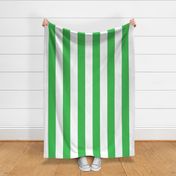 39 Grass Green- Vertical Stripes- 4 Inches- Awning Stripes- Cabana Stripes- Petal Solids Coordinate- Bright Green- Kelly Green- Christmas Stripes- Extra Large