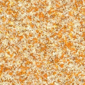 Candy Orange -- Midcentury Magazine-Look Glitter -- ZineGlitter ind033 -- Vintage Halloween Glitter -- Solid Faux Glitter -- Glitter Look, Simulated Glitter, Vintage Halloween Orange Sparkles Print -- 60.42in x 25.00in repeat -- 150dpi (Full Scale)