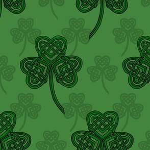 Celtic Shamrock (shamrock green large scale) 