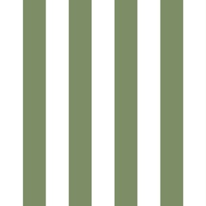 42 Sage Green- Vertical Stripes- 2 Inches- Awning Stripes- Cabana Stripes- Petal Solids Coordinate- Neutral Green- Large