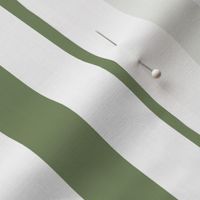 42 Sage Green- Vertical Stripes- 1 Inch- Awning Stripes- Cabana Stripes- Petal Solids Coordinate- Neutral Green- Medium