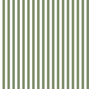 42 Sage Green- Vertical Stripes- Half Inch- Awning Stripes- Cabana Stripes- Petal Solids Coordinate- Neutral Green- Small