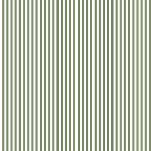42 Sage Green- Vertical Stripes- Quarter Inch- Awning Stripes- Cabana Stripes- Petal Solids Coordinate- Neutral Green- Extra Small