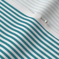 46 Lagoon - Vertical Stripes- 1/8 Inch- Awning Stripes- Cabana Stripes- Petal Solids Coordinate- Turquoise Blue- Summer- Mini