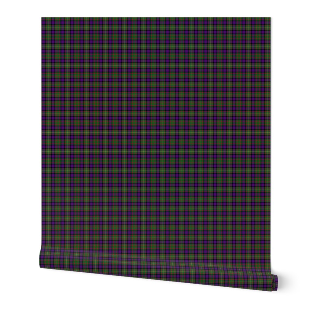 MacLaren Regent purple tartan from 1819, Wilsons, 1"