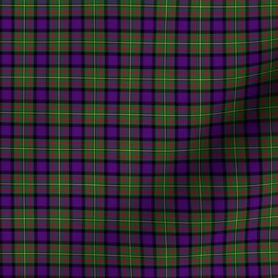 MacLaren Regent purple tartan from 1819, Wilsons, 1"