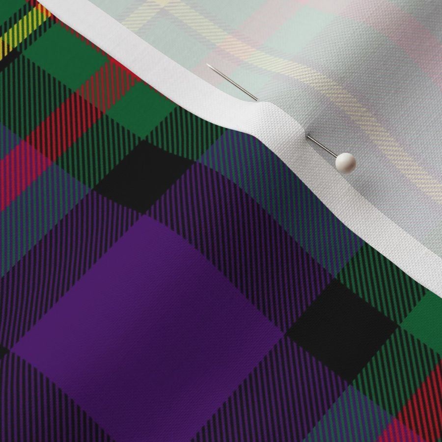 MacLaren Regent purple tartan from 1819, Wilsons, 6"