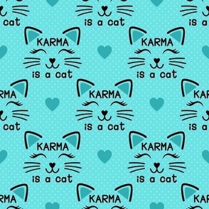 Blue Karma is a Cat  