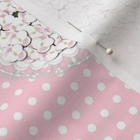 white polka dot_ lace and hydrangea -sm