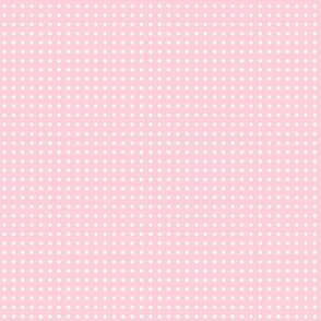 hydrangea dot border print-pink white