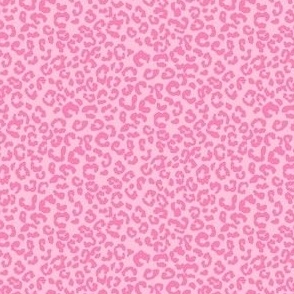 MINI pink leopard print fabric - animal print, cheetah print, trendy animal print design