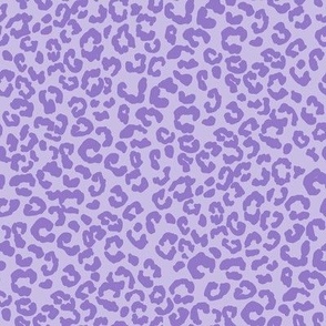 SMALL purple leopard print fabric - animal print, cheetah print, trendy animal print design