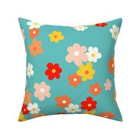 Retro Ditzy Daisies large