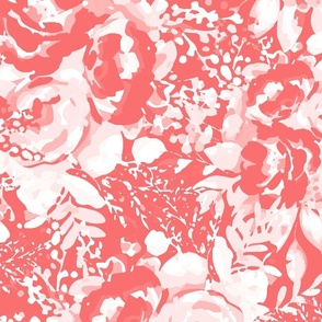 Janice Coral Rose Pattern