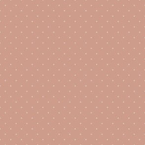 DOTTED SWISS - ROMANTIC FLOWERS COLLECTION (CORAL BLUSH)