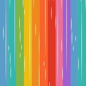 Rainbow Striped Design