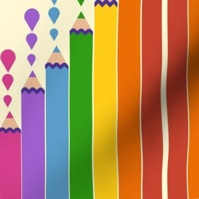 Rainbow Color Pencils 