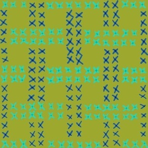 Cross Stitch Basic Weave - Green
