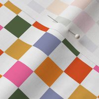 Small Colorful Grid 2 / Modern Colorful Grid / Checkerboard / Checkers / Gingham