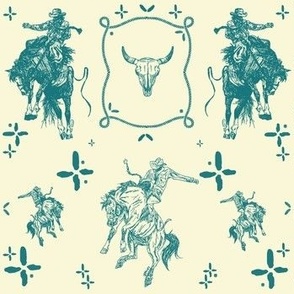 ivory teal wallpaper cowgirl's closet