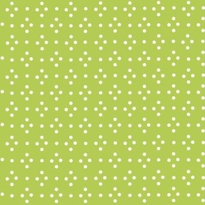  Green white Diamond dots