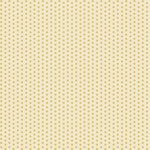 meadow dots ivory gold