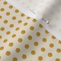 meadow dots ivory mustard