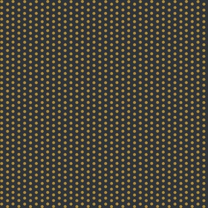 meadow dots charcoal gold