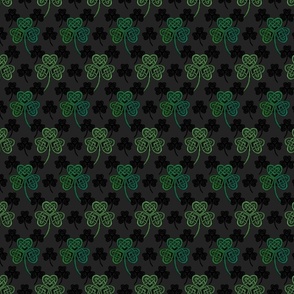 Celtic Shamrock (dark green small scale)   