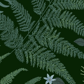 LARGE FERN FOREST native Hawaiian green