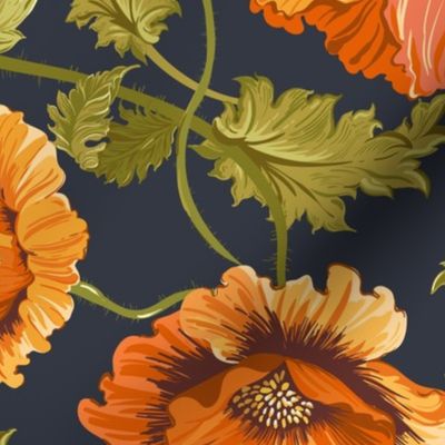 California Orange Poppies _Moody Floral