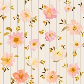 Wallpaper Blooms  Small Scale