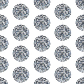 Silver Glitterball Pattern