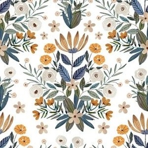 Motif Watercolor Floral Pattern