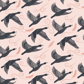 flying geese midnight blush 12 inch