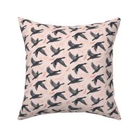 flying geese midnight blush 6 inch