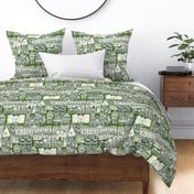 York toile green