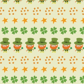 Striped St. Patrick's Day pattern