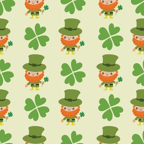 Leprechauns and clovers