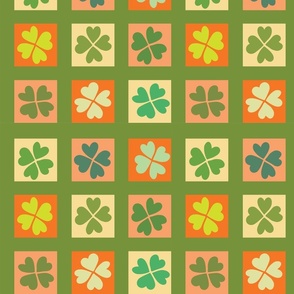 Colourful Clover pattern