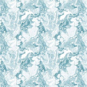 Aqua Marbled Paper Pattern