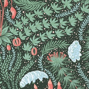 Tardigrade Moss Garden - Jumbo Scale - Green/Pink